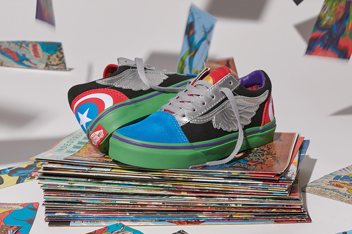 vans superhero shoes